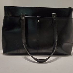 NWOT Freude Black Leather Tote